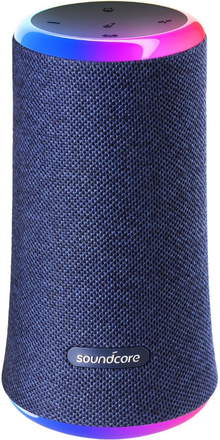 Anker Soundcore Flare 2 Wireless Portable Waterproof Bluetooth Speaker - Blue (Certified Refurbished)