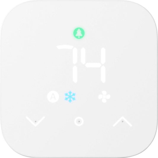 Amazon Smart Programmable Thermostat with Alexa - White (Certified Refurbished)