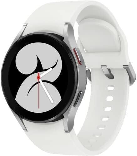 Samsung Galaxy Watch 5  (Wifi + LTE) 40mm Silver Case & White Rubber Band (Refurbished)