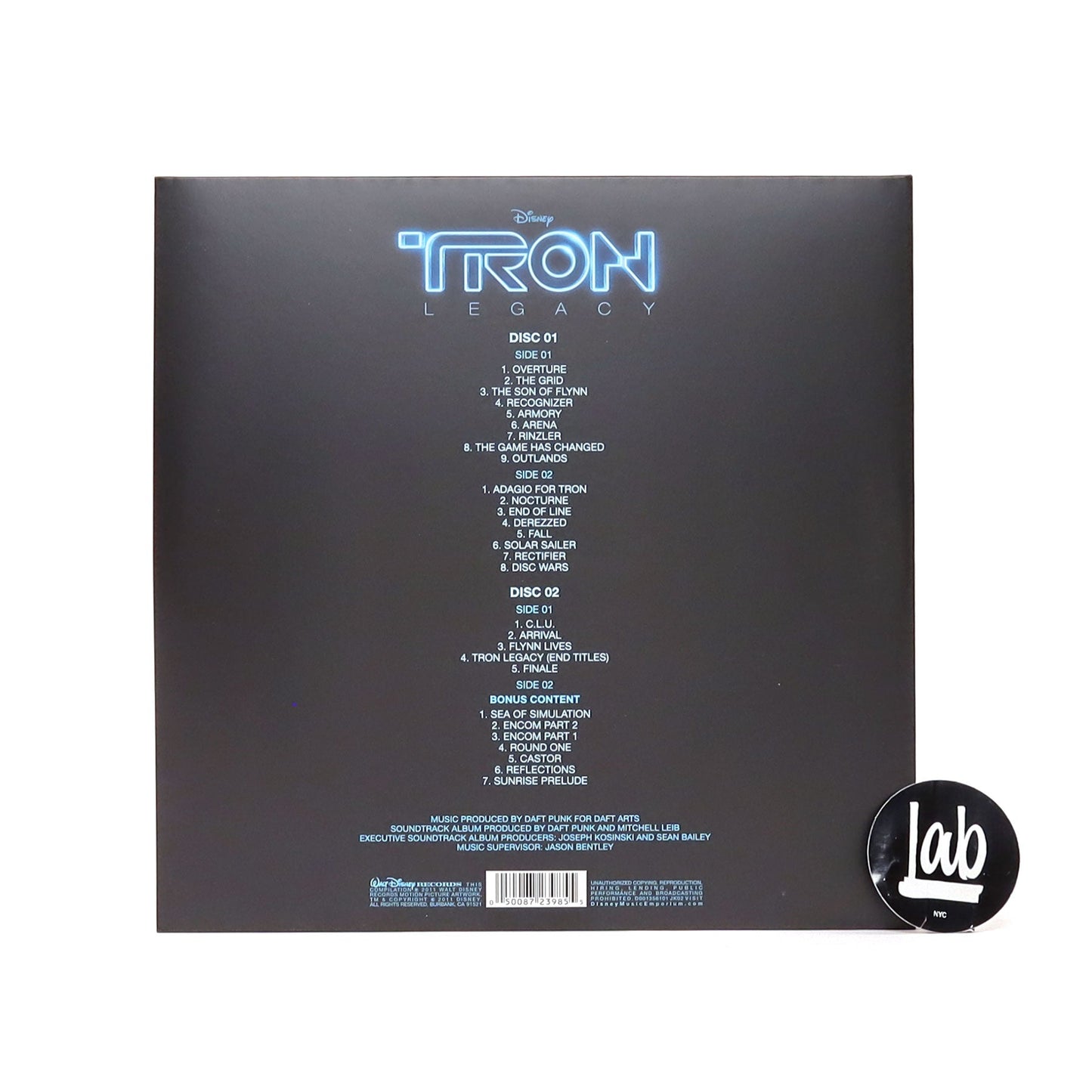 Daft Punk: Tron Legacy Soundtrack (180g) Vinyl 2LP