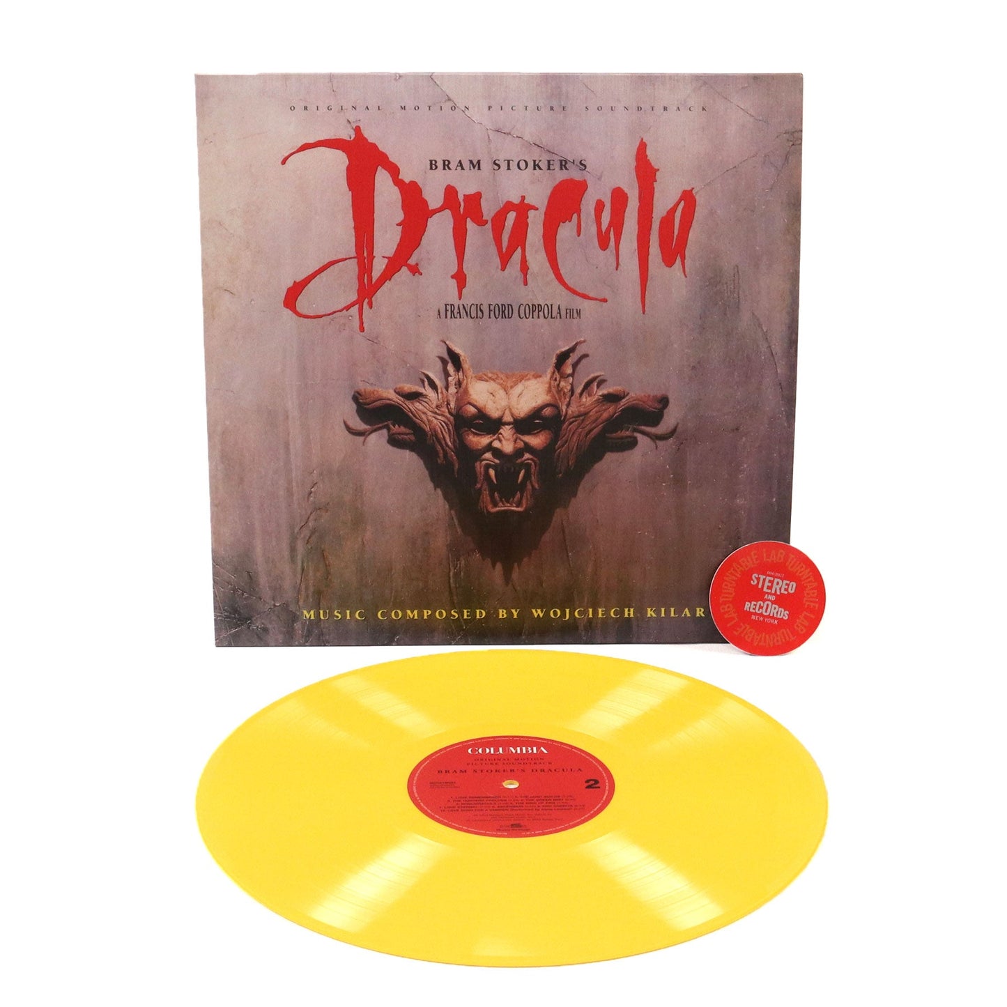 Wojciech Kilar: Bram Stoker's Dracula Soundtrack (180g, Yellow Colored Vinyl) Vinyl LP