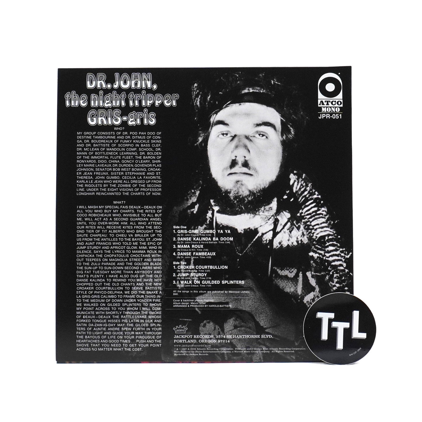 Dr. John: Gris Gris (Mono) Vinyl LP