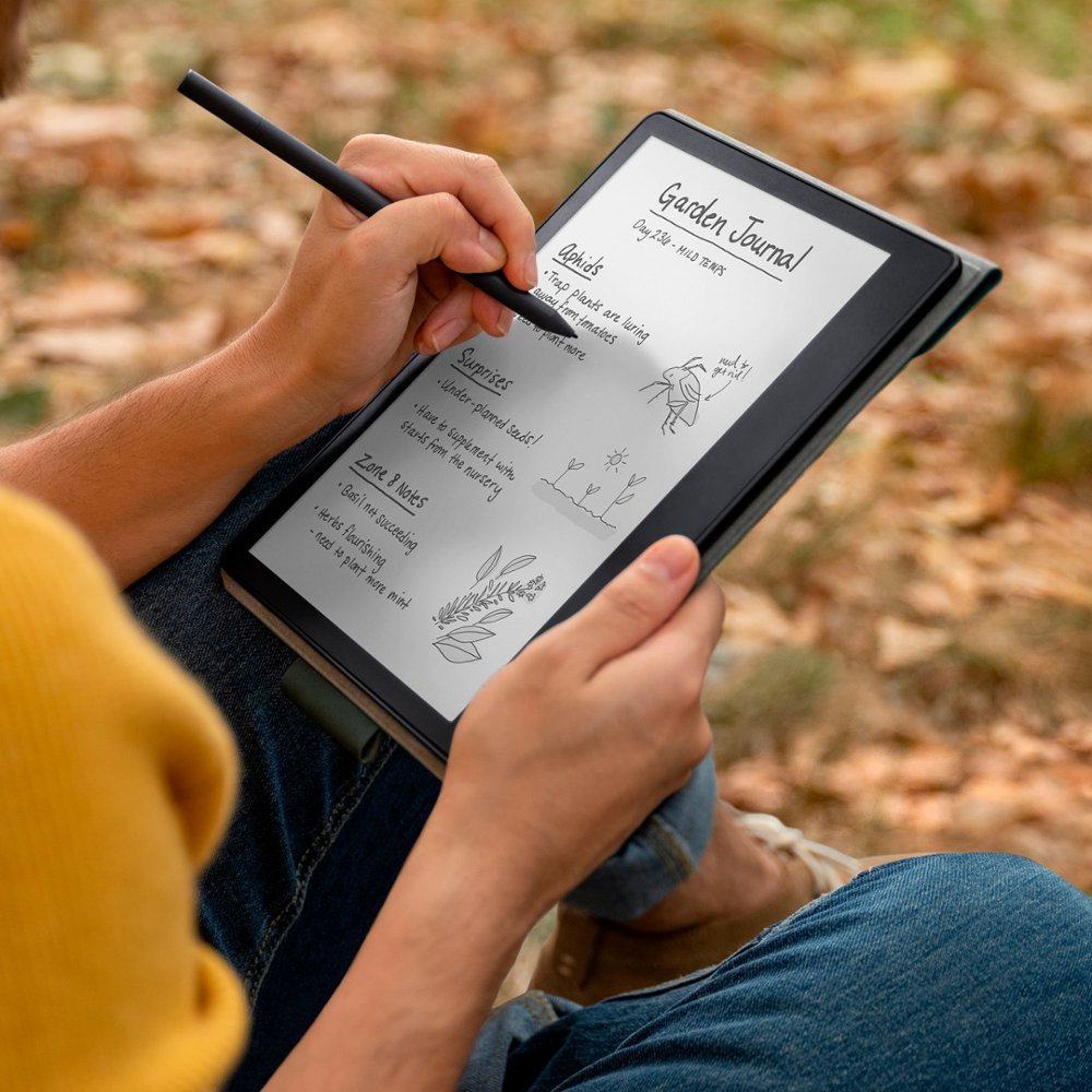 Amazon Kindle Scribe Digital Notebook - 32 GB with Premium Pen - 2022 - Gray - B09BSGFTHY