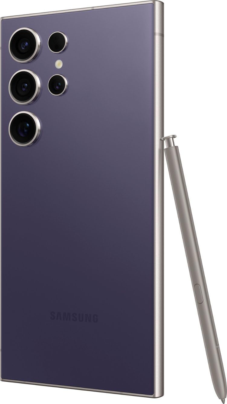 Unlocked Samsung Galaxy S24 Ultra 5G - 256GB - Titanium Violet - SM-S928UZVEXAA