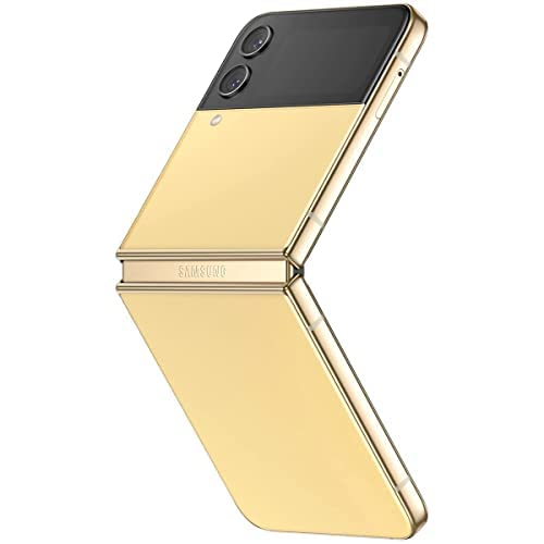 Unlocked Galaxy Z Flip4 5G - Bespoke- 256GB - Gold/Yellow/Yellow- SM-F721U7YEXAA