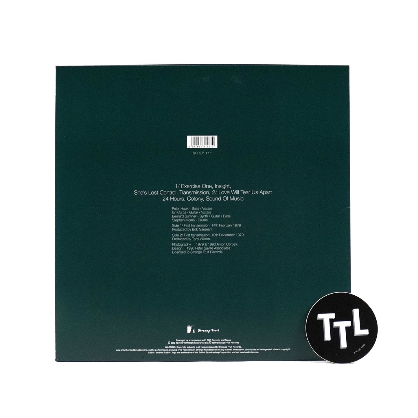 Joy Division: Peel Sessions Vinyl LP