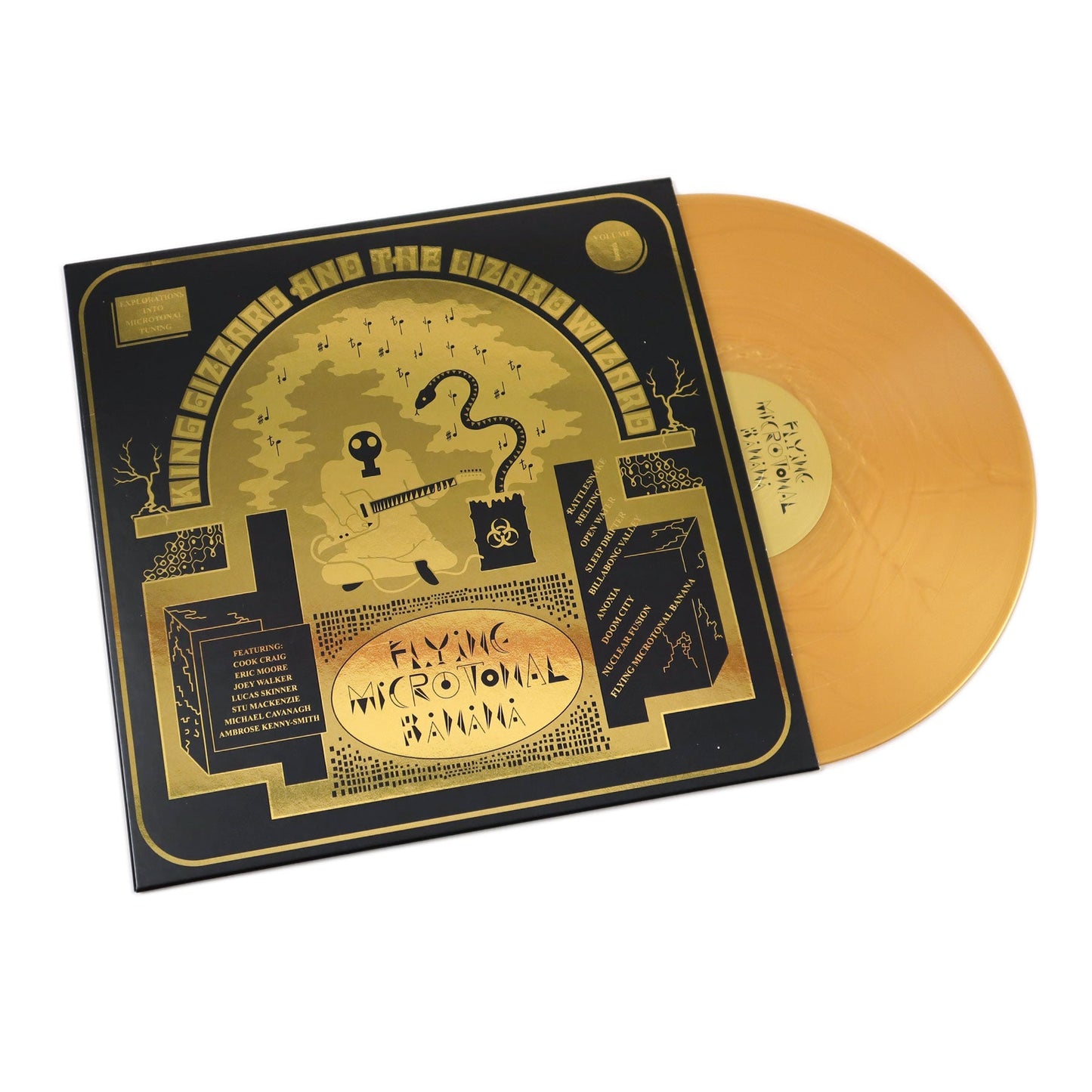 King Gizzard And The Lizard Wizard: Flying Microtonal Banana - Golden Rattlesnake Edition (Colored Vinyl) Vinyl LP