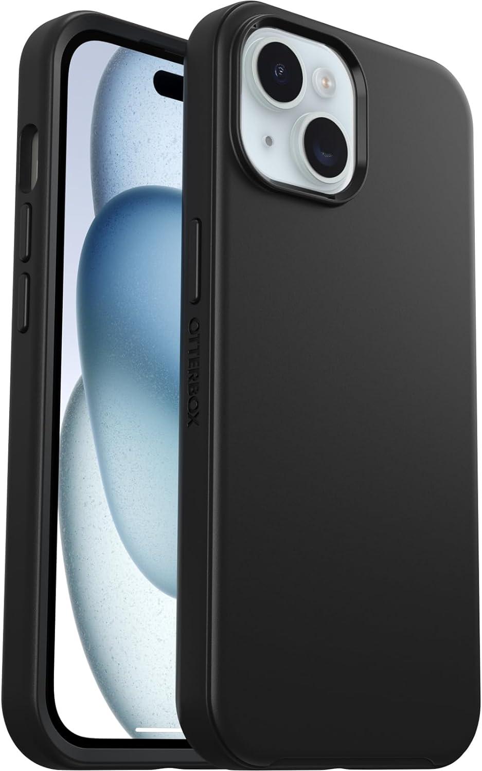 OtterBox SYMMETRY SERIES case for Apple iPhone 15, iPhone 14 and iPhone 13 - Black (77-92928) (New)