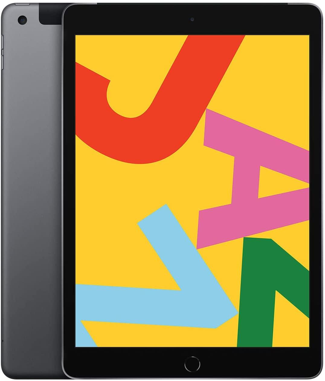 Apple iPad 7 (2019)(10.2) - 32GB, Unlocked All Carriers - Space Gray (Refurbished)