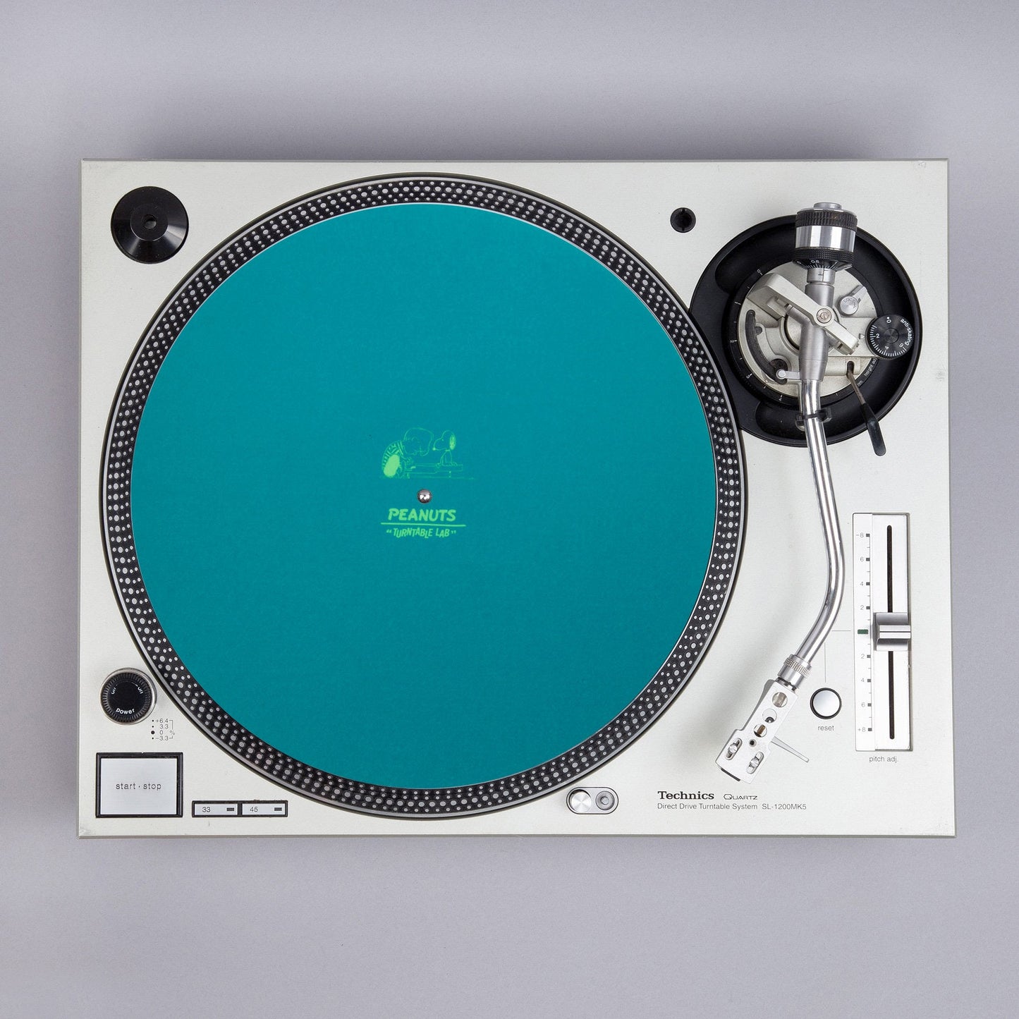 Turntable Lab: Peanuts Comic Strip Record Mat Slipmat - Green