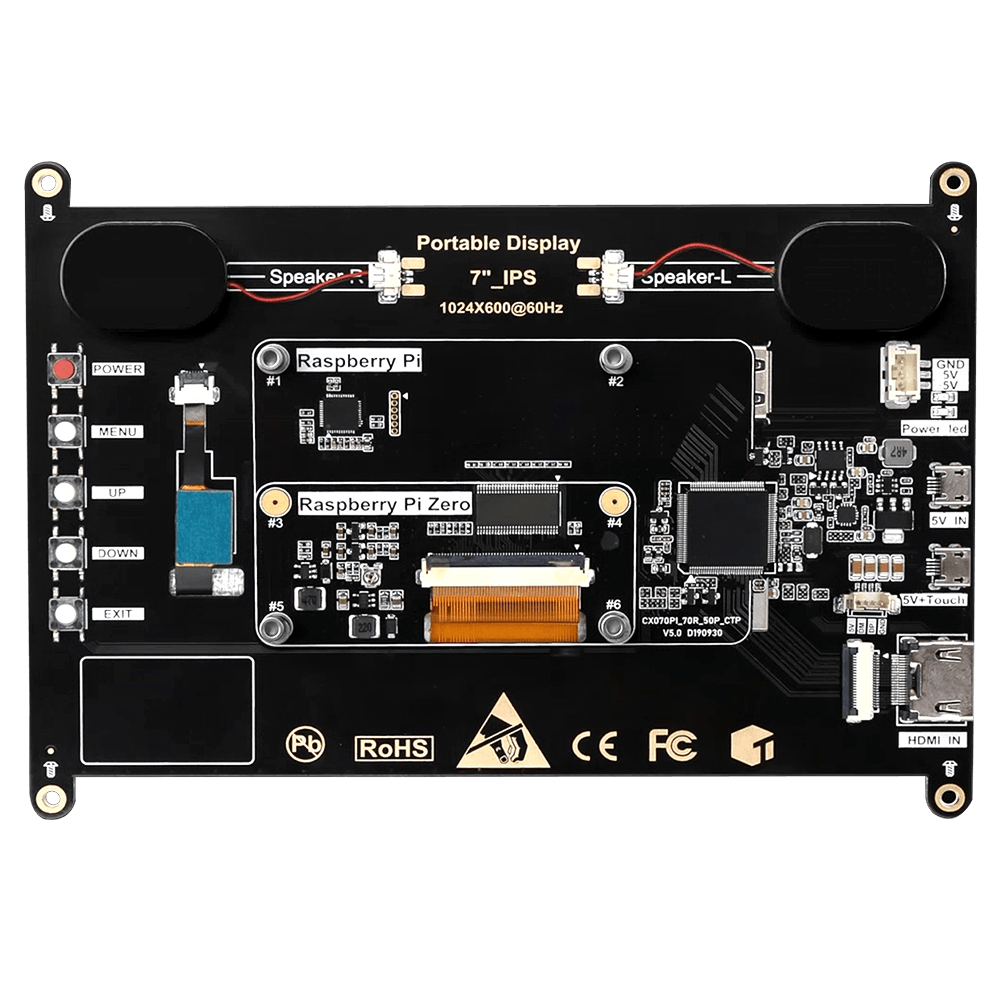 UPi B2 - Raspberry Pi 7" Touchscreen HDMI Monitor | UPERFECT UPi