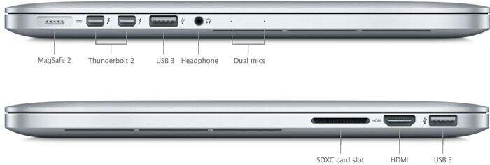 Apple Macbook Pro (2013) 15-inch 2.6 GHz (DG) 16GB RAM 512GB SSD - Silver