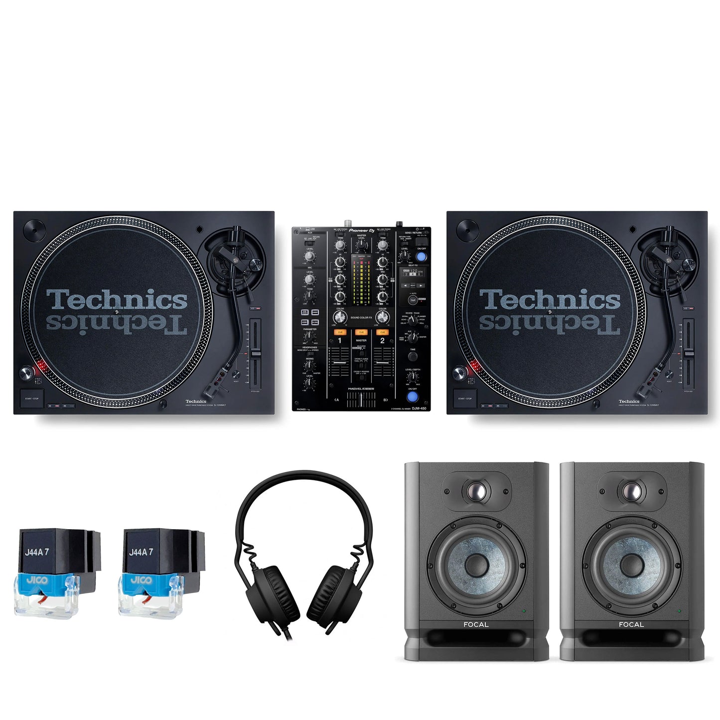 Technics: SL-1200MK7 / Pioneer DJM-450 / Complete DJ Package