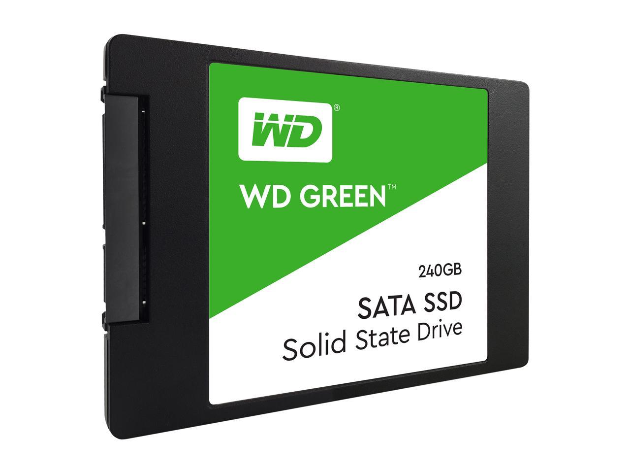 WD Green 240GB Internal PC SSD - SATA III 6 Gb/s, 2.5"/7mm - WDS240G2G0A
