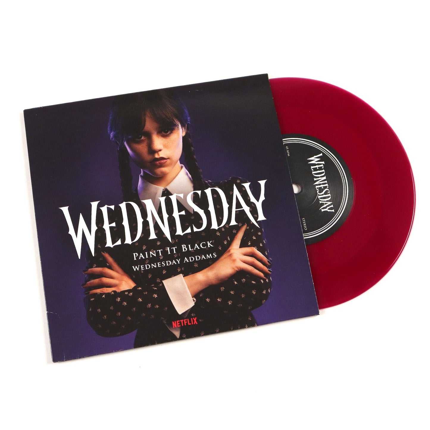 Wednesday Addams & Danny Elfman: Paint It Black (Colored Vinyl) Vinyl 7"