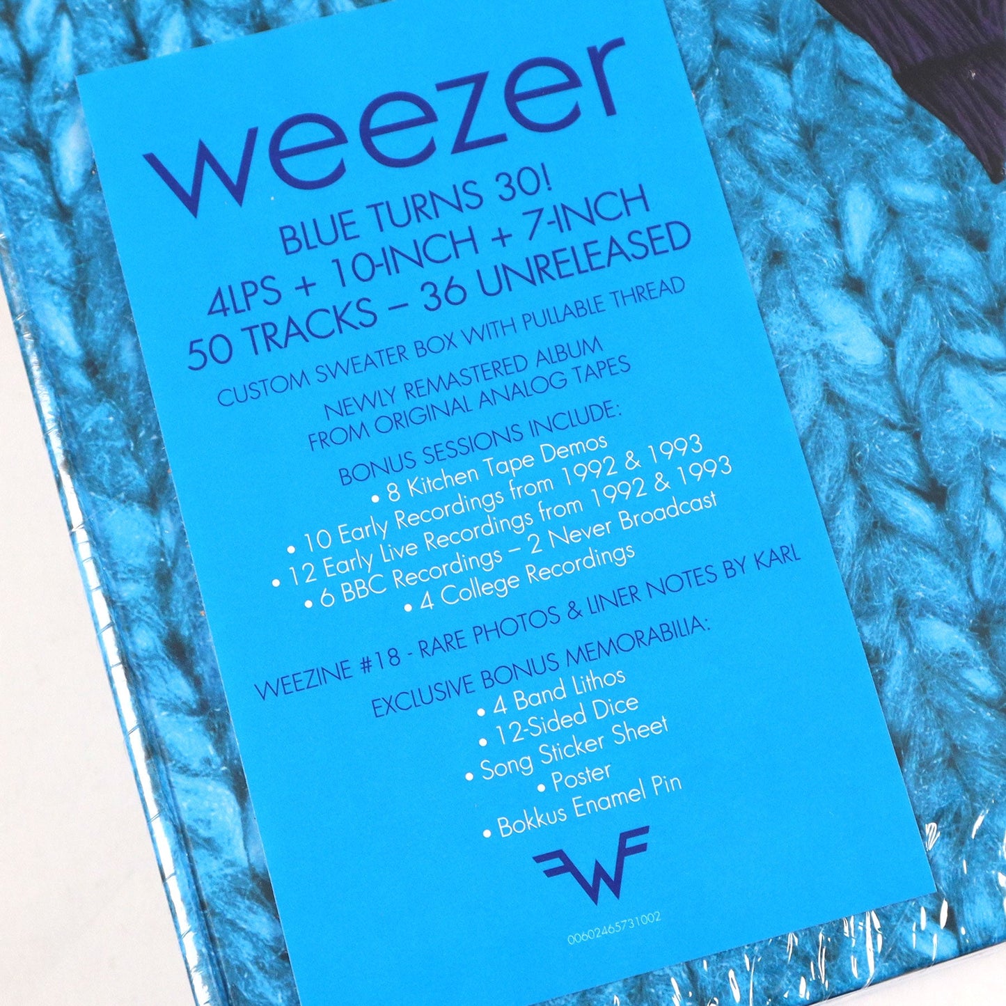 Weezer: Blue Album - Super Deluxe Edition (180g) Vinyl 4LP Boxset
