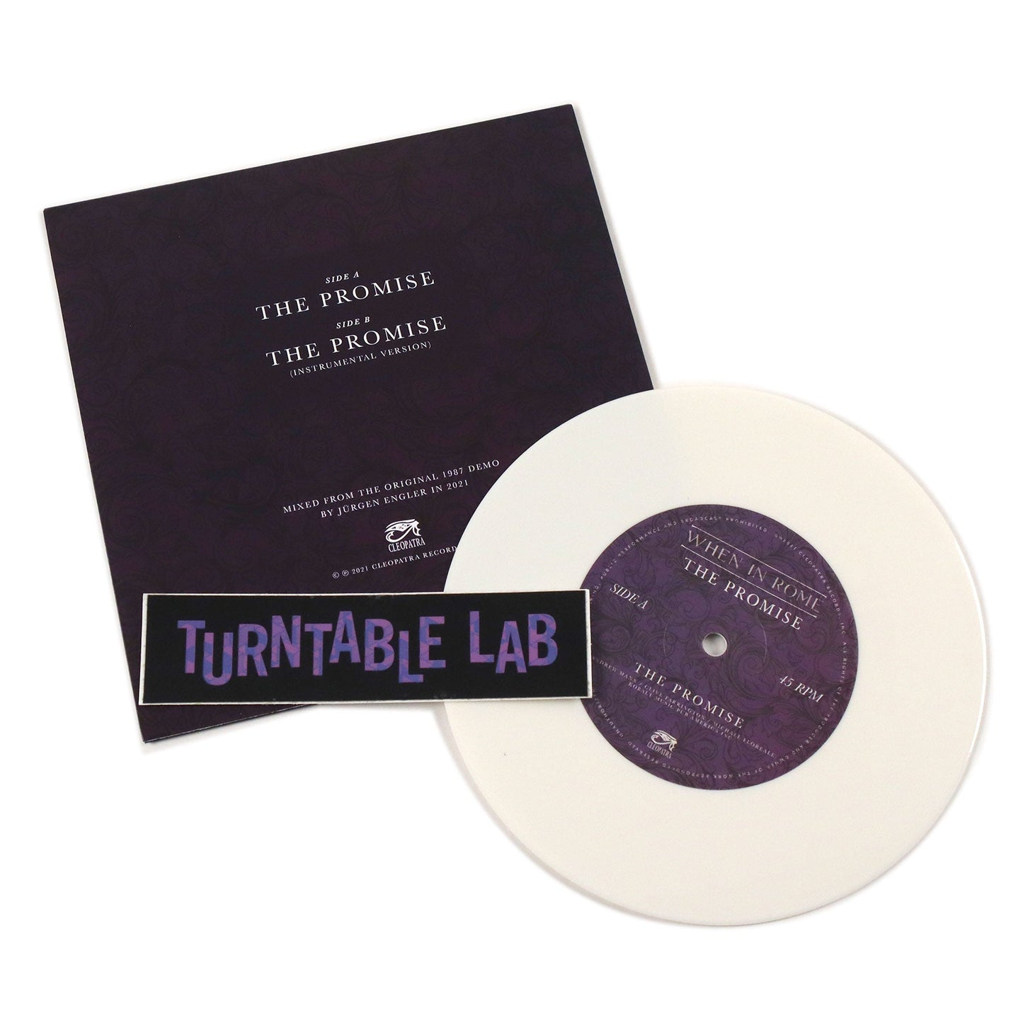 When In Rome: The Promise - 1987 Demo Version (Colored Vinyl) Vinyl 7"