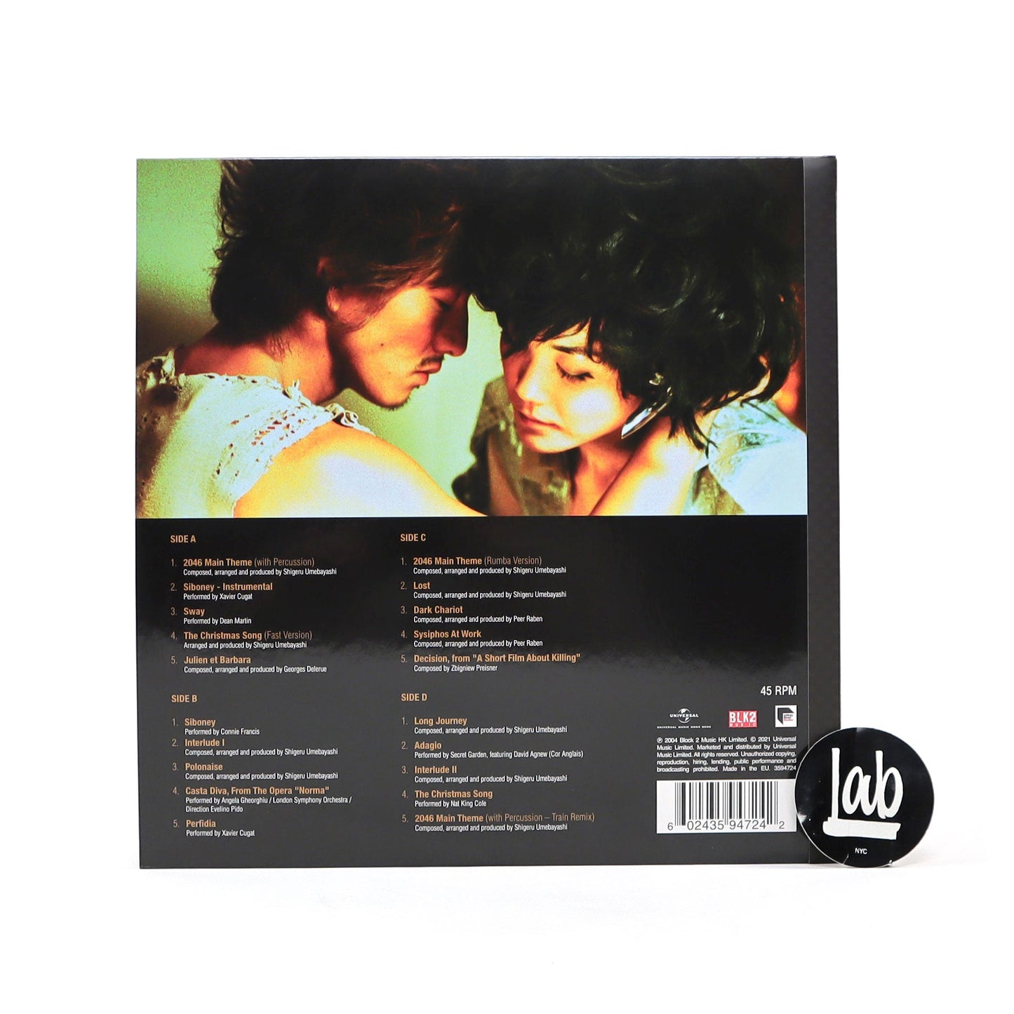 Wong Kar Wai: 2046 Soundtrack - Jetone 30th Anniversary Edition (180g) Vinyl 2LP